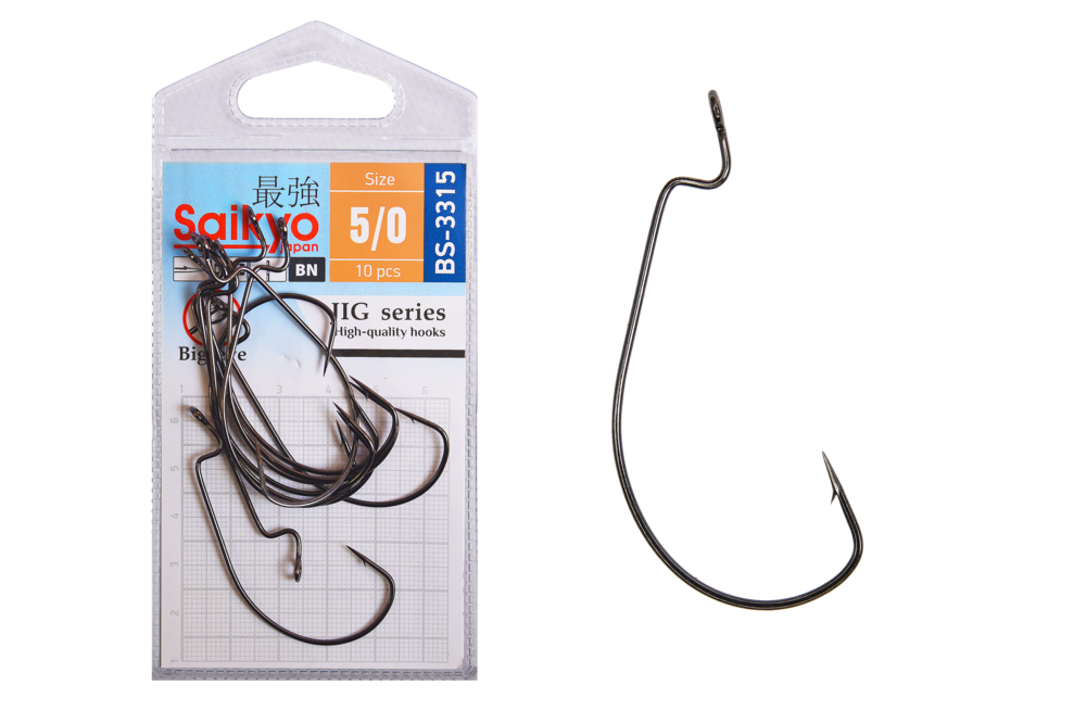 Крючки офсетные Saikyo BS-3315 Offset Hook