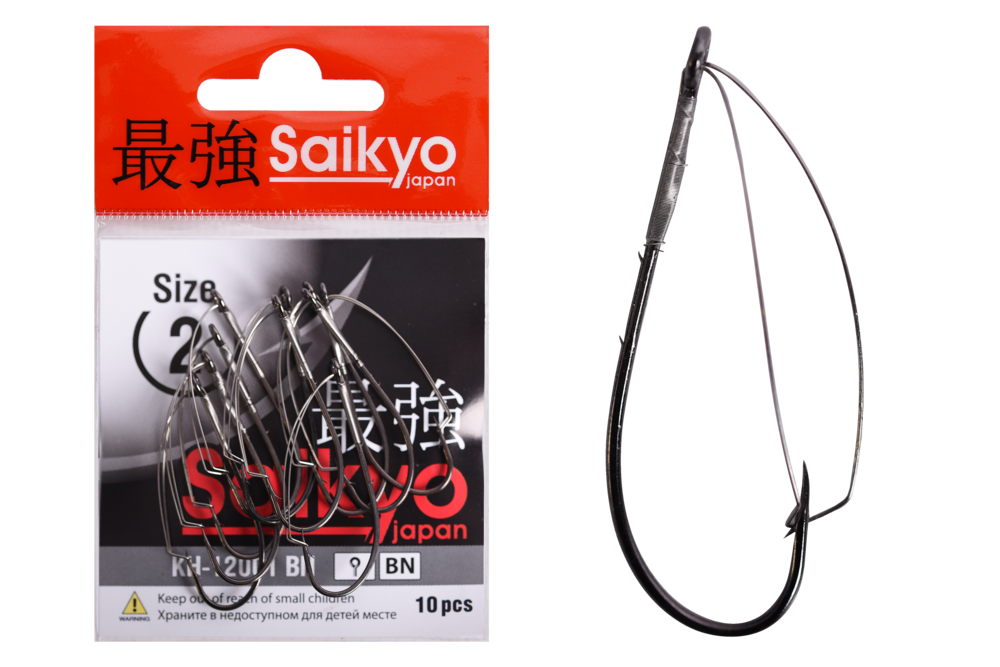 Крючки Saikyo KH-12001 Weedless Single Hook