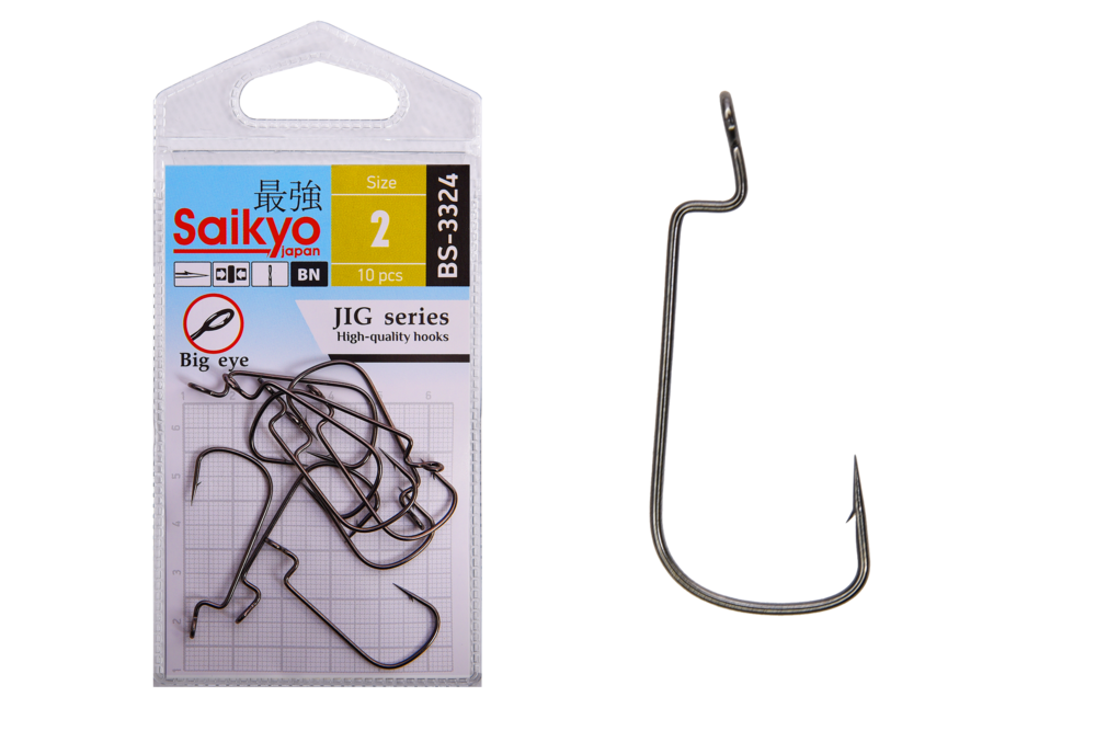 Крючки офсетные Saikyo BS-3324 Offset Hook