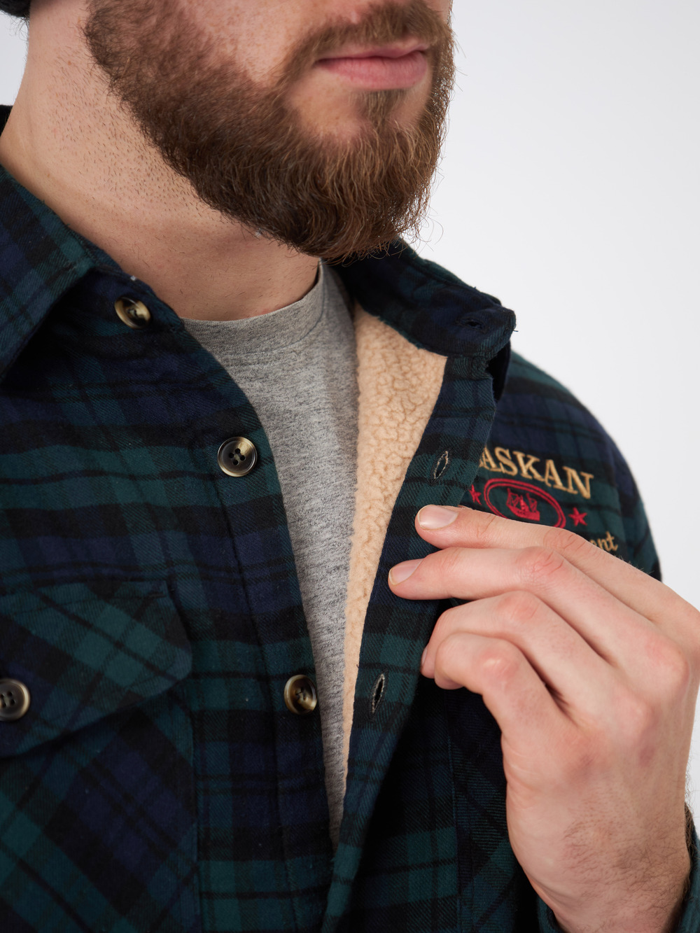 Рубашка Alaskan с мехом