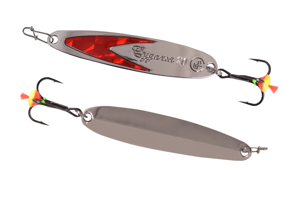 Блесна вертикальная ECOPRO Судачья + красный флекс