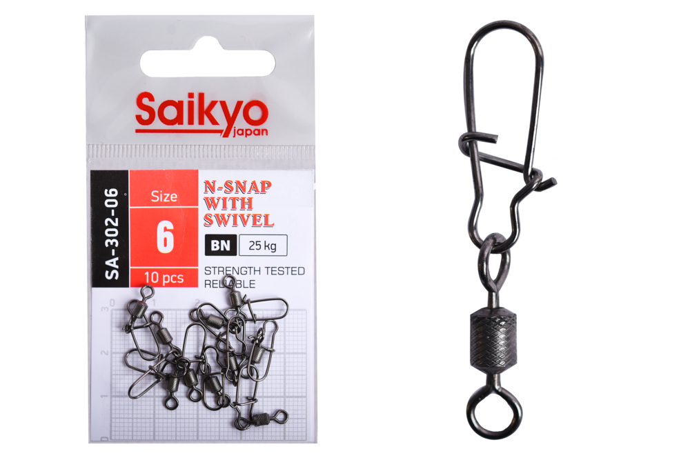 Вертлюг с застежкой Saikyo SA-302