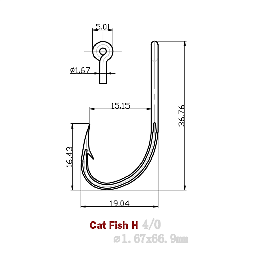 Крючки Saikyo Cat Fish H