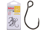 Крючки Saikyo SS075-BN IN-LINE EYE №1/0 (6 шт.)