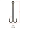Крючки двойные Saikyo KH-11040 Double Hook (A-Long Shank)