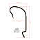 Крючки офсетные Saikyo BS-2312 Offset Worm
