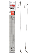 Поводок Saikyo Titan 1x1 Jerk №1 STOJ13030, 30кг/30см, 2шт