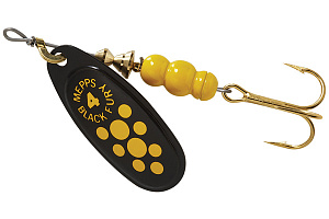  . Mepps BLACK FURY 4, Black/Yellow