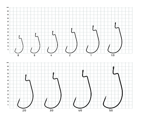 Крючки офсетные Saikyo BS-3315 Offset Hook