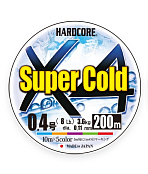 Пл.шн. Duel PE Hardcore Super Cold X4 200м 5Color #0.6 (0.13мм)  5.4kg