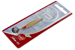 Блесна вертикальная ECOPRO Joker,  70мм, 11г,  G, Двойник