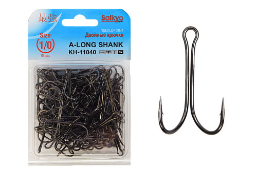 Крючки двойные Saikyo KH-11040 Double Hook (A-Long Shank)
