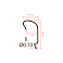 Крючки офсетные Saikyo BS-3312 Offset Hook