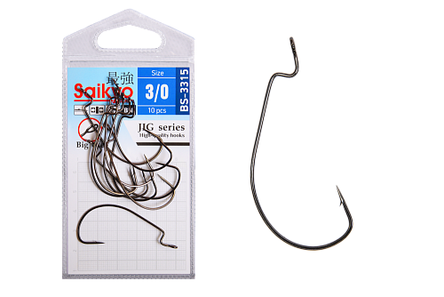 Крючки офсетные Saikyo BS-3315 Offset Hook