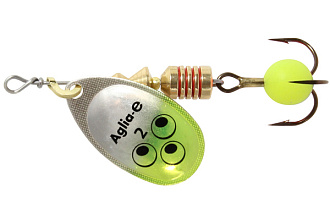  . Mepps AGLIA-E  2 SHC S/Chartreuse