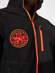 Куртка флисовая windstopper Polar Shark черный   S 