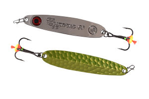 Блесна вертикальная ECOPRO Судачья с глазом, 60мм, 10г, GRB/S