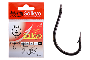 Крючки Saikyo KH-10008 Idumezina BN № 4 (10шт)