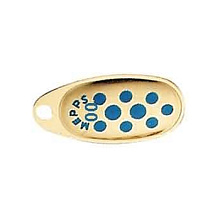  . Mepps COMET PTS,  00, Gold/Blue dots