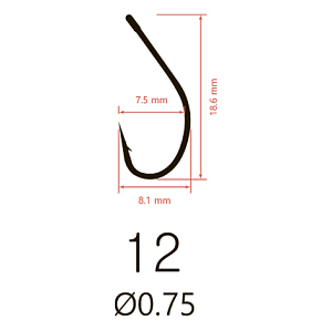 Крючки Saikyo KH-10014 Maruseigo BN №12 (10шт)