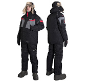 Костюм зимний Alaskan Dakota  cерый/черный     XS (куртка+ полукомбинезон)