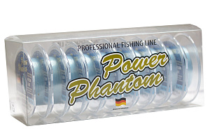 Леска Power Phantom Super Strong, 0,12мм, 2,4 кг,светло-голубой, 110м