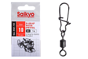 Вертлюг с застежкой Saikyo SA-302-10 - 10 шт (7кг)