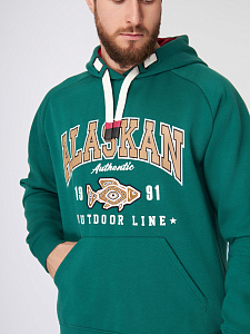 Толстовка Alaskan Promo Hoodie зеленый   S