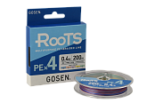 Шнур Gosen ROOTS PE X4 Multi Color 200м #0.4
