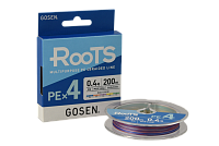 Шнур Gosen ROOTS PE X4 Multi Color, 200m Шнур Gosen ROOTS PE X4 Multi Color, 200m