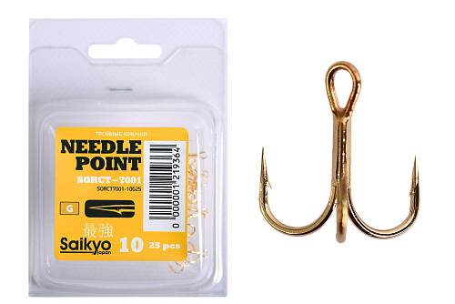 Крючки тройные Saikyo 7001
