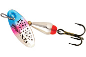Блесна вращ. Mepps XD TRI FLUO, 0, SILVER/Rainbo
