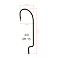 Крючки офсетные Saikyo BS-2311 O`Shaughnessy Worm