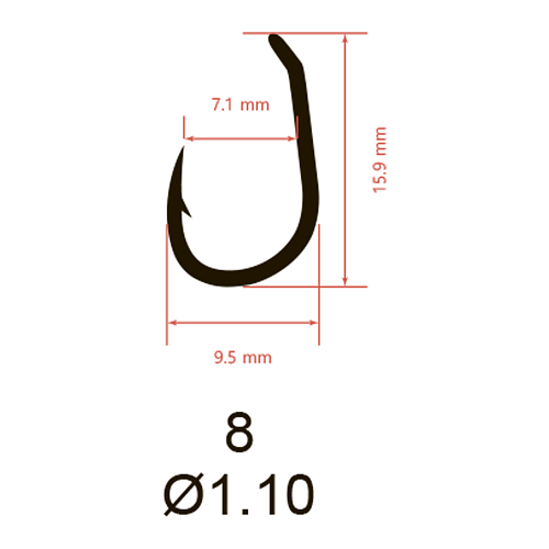 Крючки карповые Saikyo KH-10098 Clever Carp