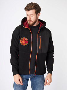 Куртка флисовая windstopper Polar Shark черный   S 