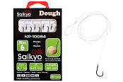 Крючки Saikyo KP-10084 Dough BN  №6 (10шт) c повод.  