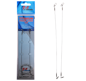 Поводок Ushiwaka Titanium Strands UTS71509, 1х7, 9кг/15см, 2шт