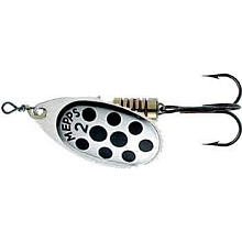  . Mepps AGLIA PTS, 2, SILVER/Black dots