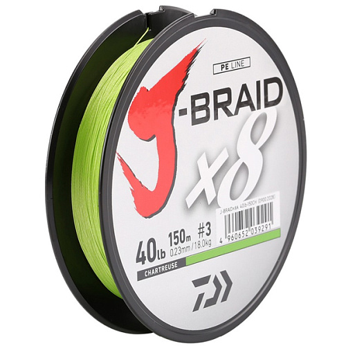 Шнур Daiwa J-Braid X8, 150 m