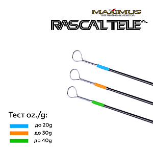 Зимняя удочка Maximus RASCALTele Compact 202M 0,5 м до 30 г.(MIRRLTC202M)