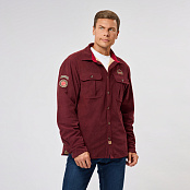 Рубашка Alaskan вельвет с мех. подкл. бордо      XS