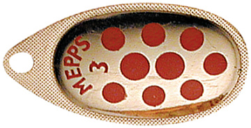  . Mepps AGLIA PTS, 1, Copper/Red dots