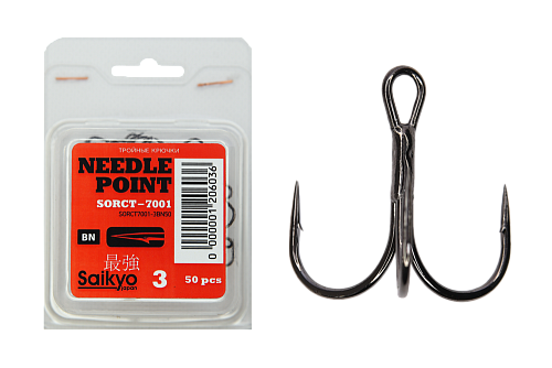 Крючки тройные Saikyo 7001