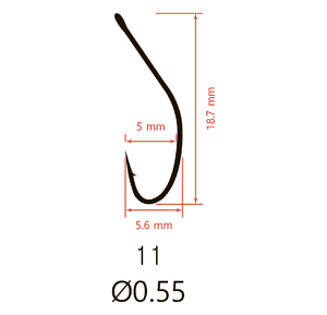 Крючки Saikyo KH-10074 BN AKITA KITSUNE №11 (10 шт.)