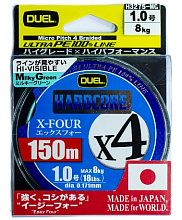 .. Duel PE Hardcore X4 150m MilkyGreen #1.5 (0.209) 10.0 .