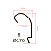Крючки офсетные Saikyo BS-3315 Offset Hook