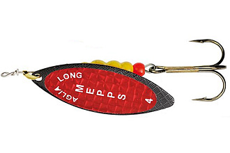  . Mepps AGLIA LONG REDBO, 4, Black