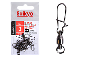 Вертлюг с застежкой Saikyo SA-307-2 - 10 шт (23кг)