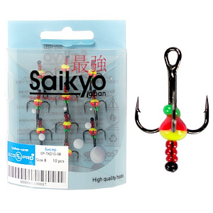 Тройник-капля ECOPRO с бисером № 4 ( 10шт)