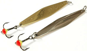 Блесна зим. ECOPRO Ромб 2-сторонний, 50mm, 7g, S/G